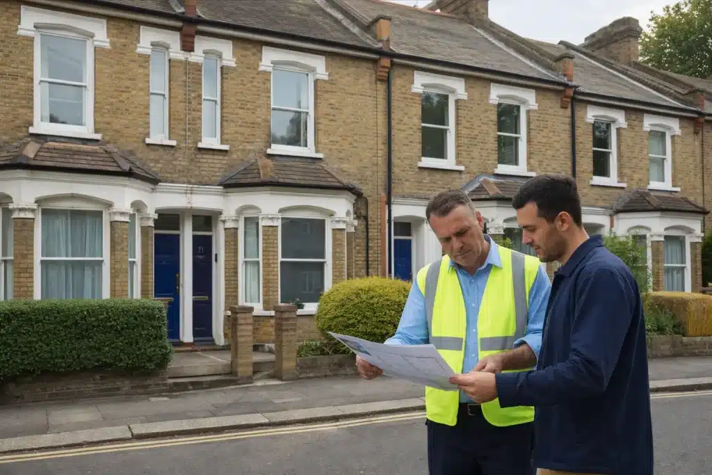 Party wall requirements in London for shared walls, boundary works and excavations