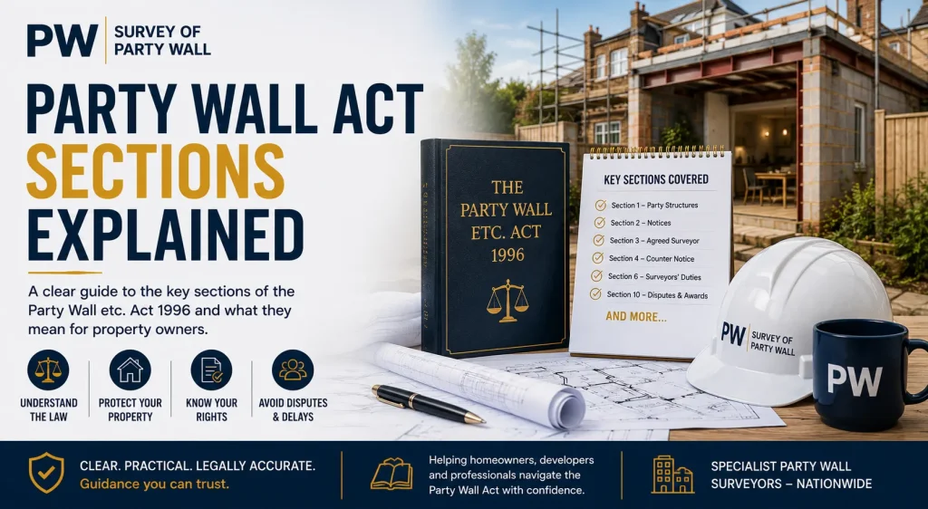 Party Wall Act Sections Explained | Complete Guide to the Party Wall etc. Act 1996