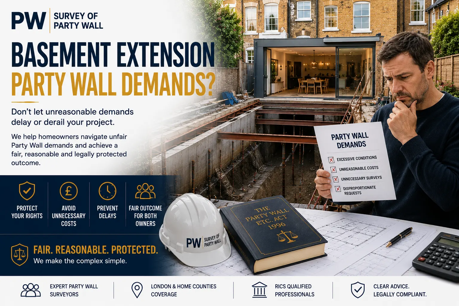 Basement Extension Party Wall Demands | Homeowner Rights and Fair Outcomes
