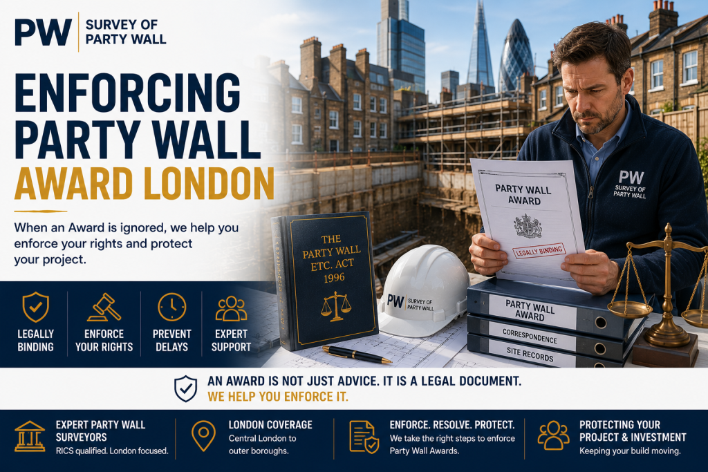 Enforcing a Party Wall Award in London | Legal Rights and Compliance Guide