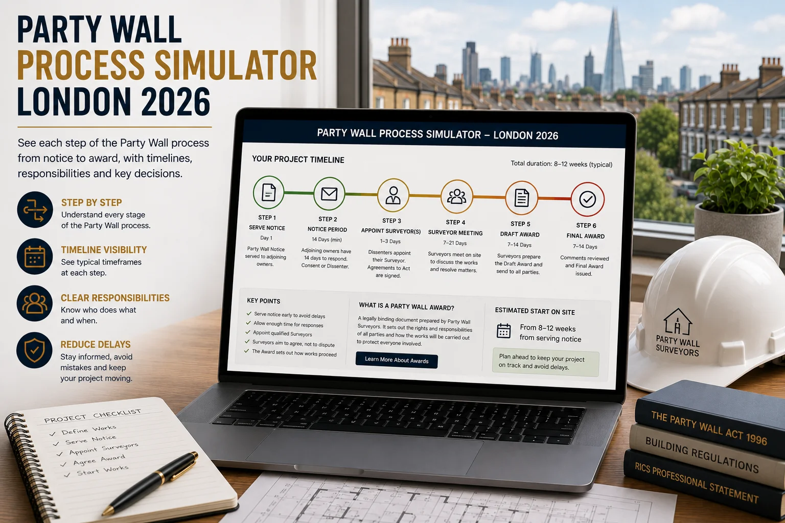 Party Wall Process Simulator 2026 | Step by Step London